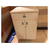 Wooden Storage Cabinet with Drawer and Doors