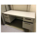 Metal Pedestal Desk