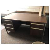 Metal Pedestal Desk