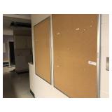 2 Cork Boards with Aluminum Frames