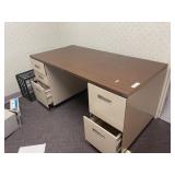 Double Pedestal Desk
