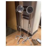 2 Rolling Blood Pressure Gauges