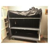 Industrial 3-Tier Rolling Cart With Cover