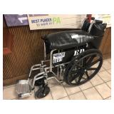 Folding Wheelchair with Foot Supports