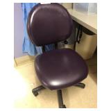 Rolling Purple Office Chair