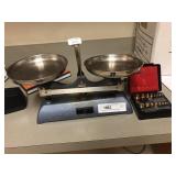 Truenamer Balance Scales with Brass Weights