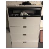4-Drawer Metal Lateral Cabinet