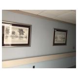 2 Prints on Wall.