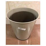 2 Metal Trash Cans