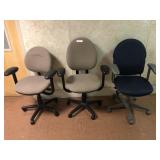 3 Office Chairs