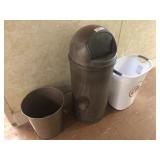 3 Trash Cans