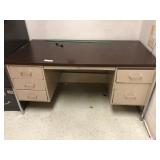 Double Pedestal Desk