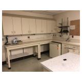 Wooden Cabinets with Formica Top