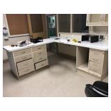 Metal Base Cabinets with Formica Top