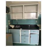 Metal Cabinetry with Upper and Lower