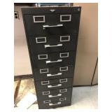 7 Drawer Card File Cabinet