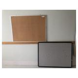 Note Board and Cork Board