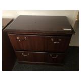 Wooden 2-Drawer lateral File Cabinet