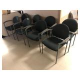 8 Upholstered Armchairs