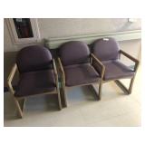 Double-Chair Waiting Room Bench