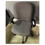 Rolling Upholstered Adjustable Office Chair