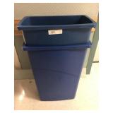 2 Tall Recycling Cans