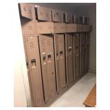 7 Sections of Lockers