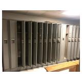 18 Sections of Lockers by Medart