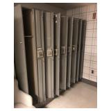 8 Sections of Lockers by Medart