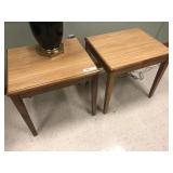 2 Wooden Side Tables