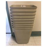 9 Plastic Trash Cans