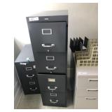 Cole 4-Drawer Metal File Cabinet