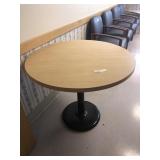 Formica Top Table with Metal Base