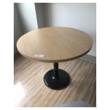 36" Formica Top Table with Metal Base