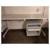 Rolling Table with 1 Storage Box