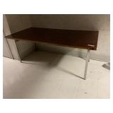 Formica Rectangular Top Table With Chrome Base