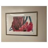 Framed Floral Wall Hanging