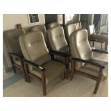 6 Upholstered Armchairs