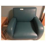 Blue Upholstered Armchair