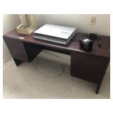 Wooden Office Desk/Credenza