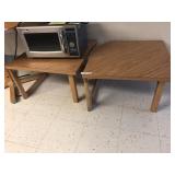 2 Corner Formica Top End Tables
