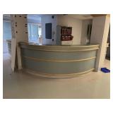 Semi-Circle Formica Top Nurses Station