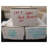 (3) 1995 Baseball Sets