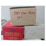 (3) 1987 & 1988 Baseball Sets