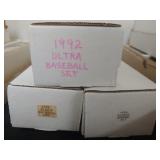(3) 1992 Baseball Sets