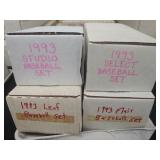 (4) 1993 Baseball Sets