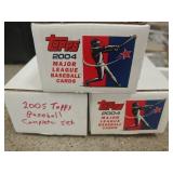(3) 2004 & 2005 Topps Baseball Sets