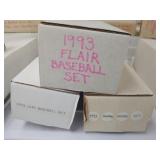 (3) 1993 Baseball Sets