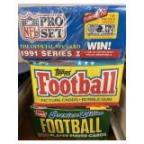 3 Boxes Unopened Football Cards