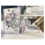 6 Football QB Autographed Cards